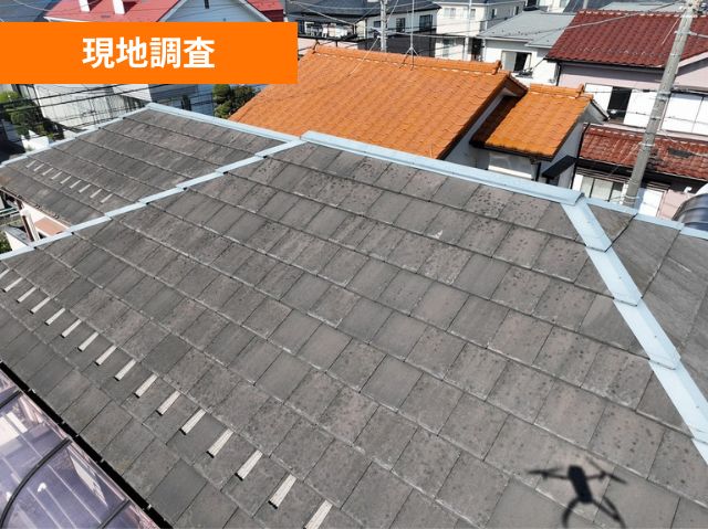 現地調査　ドローン (